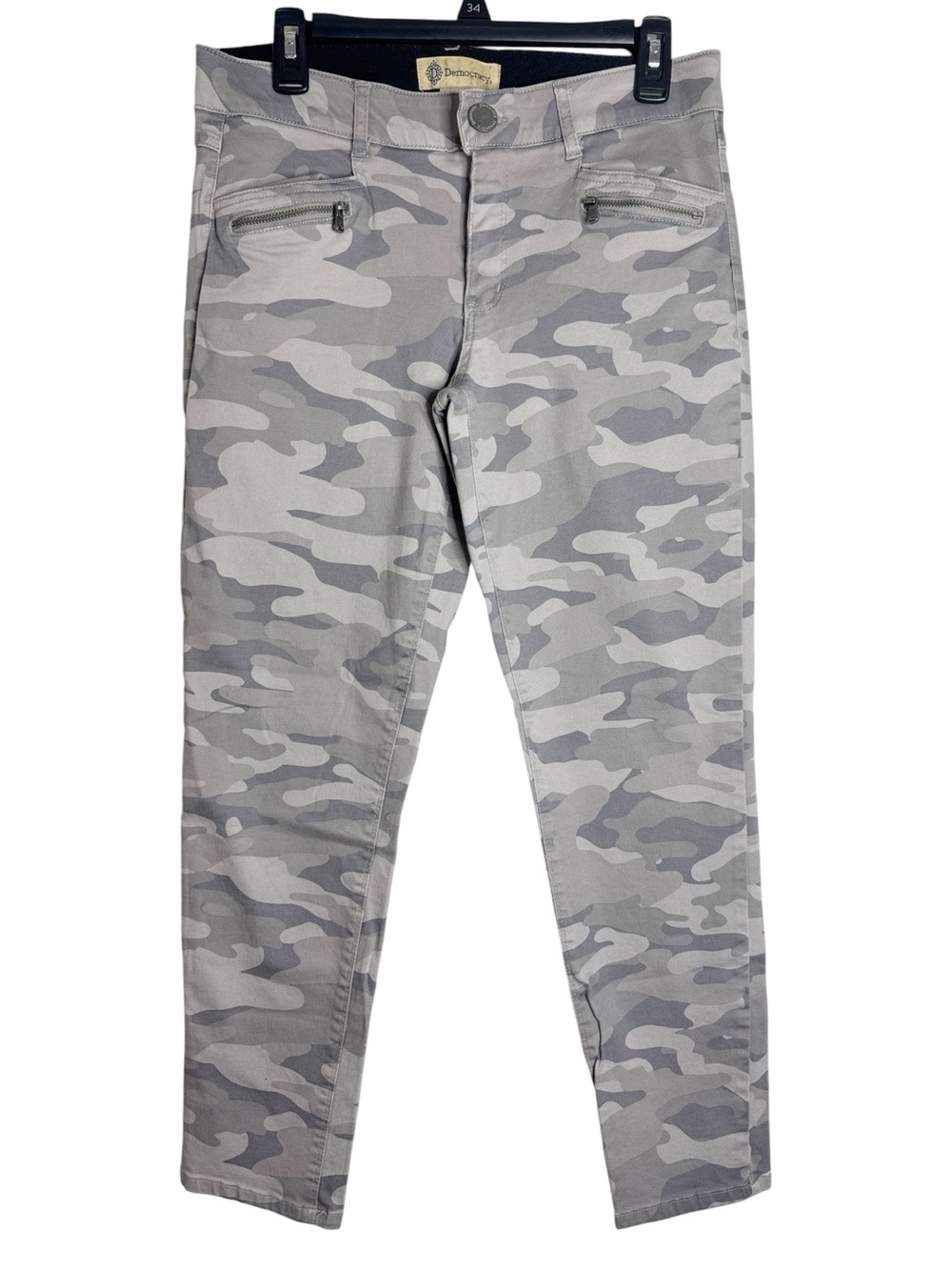 Democracy Ab technology freedom camo ankle stretch pants with zip pocket size 10